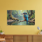 De Stille Jager Canvas Afdruk (Insitu (Woonkamer))