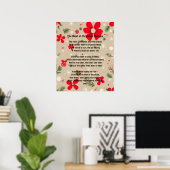 De Stille Kerstmorgen Poster (Thuiskantoor)