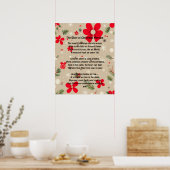 De Stille Kerstmorgen Poster (Keuken)