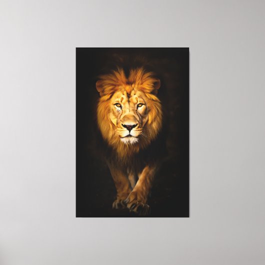 De stille koning canvas afdruk (Voorkant)