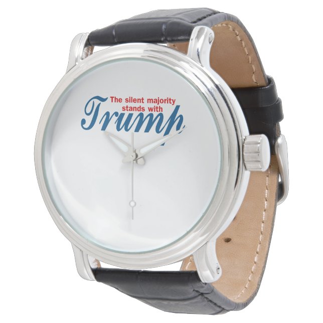 De stille meerderheid staat voor Trump Horloge (Gekanteld)