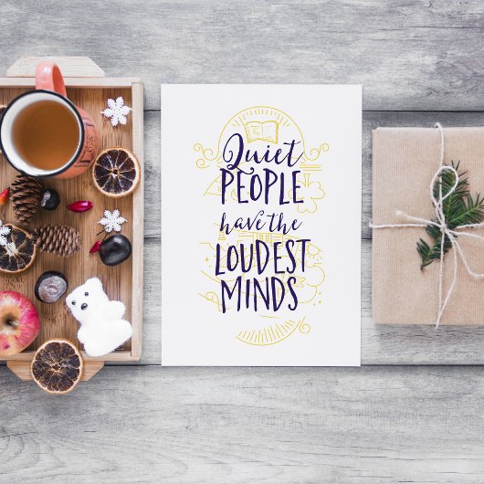 De stille mensen hebben de Loudest Minds Kaart
