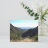 De Stille Oceaan over het hoofd zien Briefkaart (Staand voorkant)