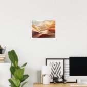 De stille resonanties van etherische zanden poster (Thuiskantoor)