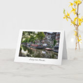 De stille Scène van het Kanaal - Gelukkig om Kaart (Gele Bloem)
