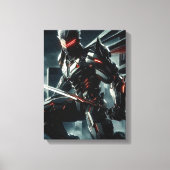 De stille schaduw Ronin Canvas Afdruk (Voorkant)