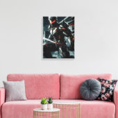 De stille schaduw Ronin Canvas Afdruk (Insitu (Woonkamer))