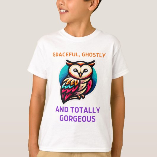 De stille schoonheid van de Bran Owl Natuur T-shirt (Voorkant)