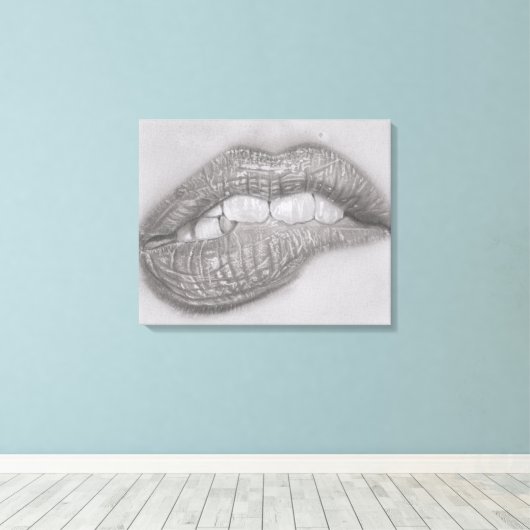 De Stille Spanning Canvas Afdruk (Insitu (Houten vloer))