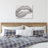 De Stille Spanning Canvas Afdruk (Insitu (Slaapkamer))