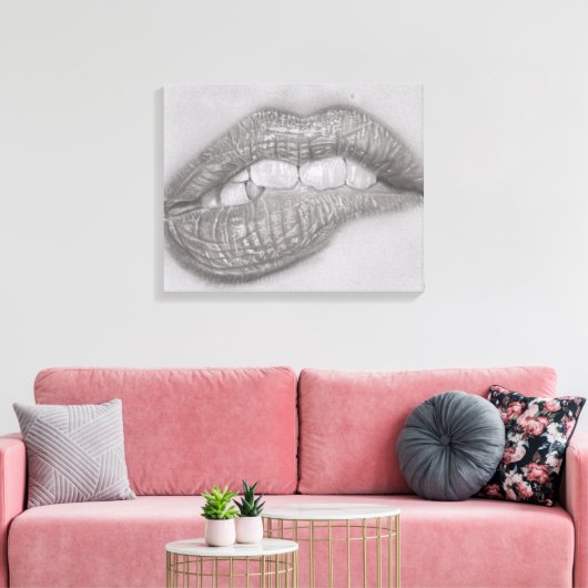De Stille Spanning Canvas Afdruk (Insitu (Woonkamer))