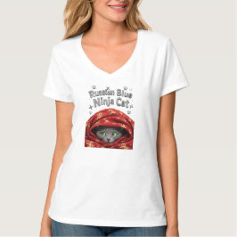 De Stille & Stijve: Russische Blauwe Ninja Kat T-shirt