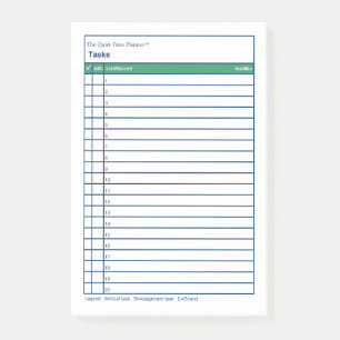 De stille Time Planner™-taken - Post-it® notes