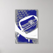 De stille trompet canvas afdruk (Voorkant)