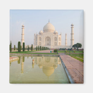De stille vredige Taj Mahal bij zonsopgang één van Magneet