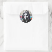 De Stille Waarnemer - Ronde Sticker (Tas)