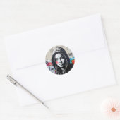 De Stille Waarnemer - Ronde Sticker (Envelop)