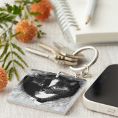 De stille waarnemer sleutelhanger (Voorkant Rechts)