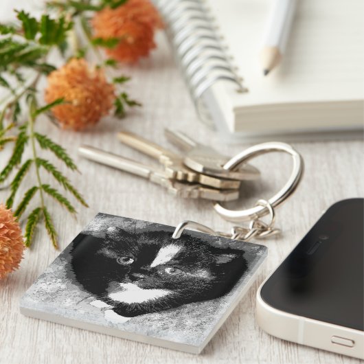 De stille waarnemer sleutelhanger (Voorkant Rechts)