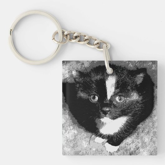 De stille waarnemer sleutelhanger (voorkant)