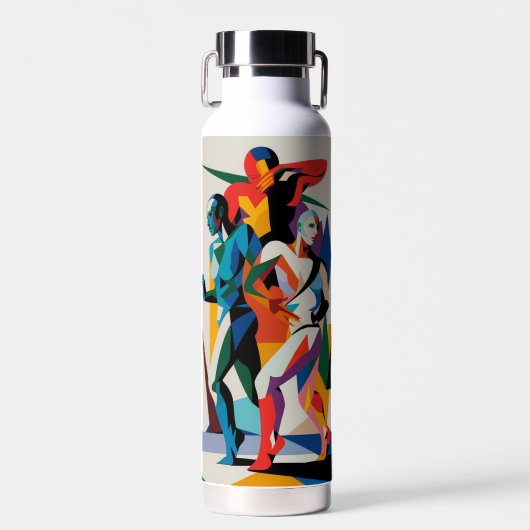 De stille waarnemer waterfles (Voorkant)