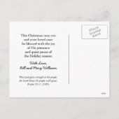 De stille Zegen van Kerstmis van de Boom van de Feestdagenkaart (Achterkant)