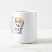 De stilte achtervolgen koffiemok (Voorkant links)