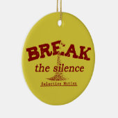 De stilte breken keramisch ornament (Rechts)