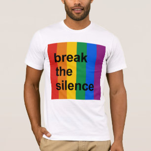 de stilte doorbreken t-shirt