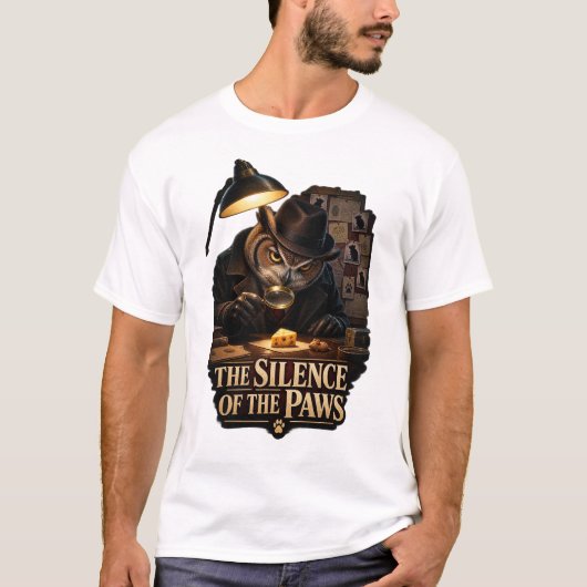 De stilte van de uil met poten t-shirt (Voorkant)