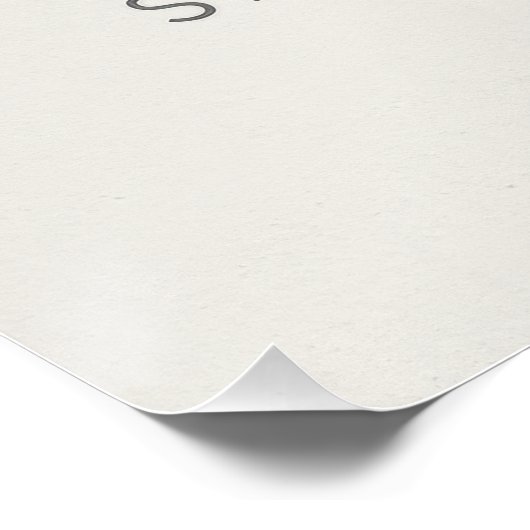 De stilte van de Vinyl-Poster Perfect Poster (Hoek)