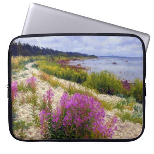 De Stilte van Vormsi Laptop Sleeve (Voorkant)