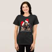 De stinterpoten komen aan de stad Cute Rottweiler  Tri-Blend Shirt (Voorkant volledig)