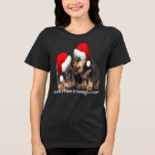 De stinterpoten komen aan de stad Cute Rottweiler  Tri-Blend Shirt (Voorkant)