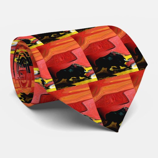 De stip stropdas (Opgerold)