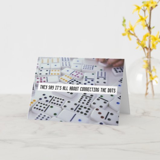 De Stippen aansluiten Kaart (Gele Bloem)