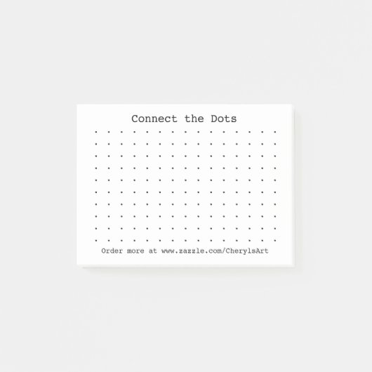 De stippen game op Post It Notes aansluiten (Voorkant)