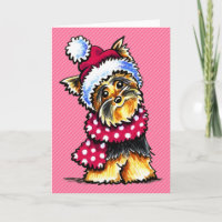 De Stippen van de Sjaal van de Winter van Yorkie