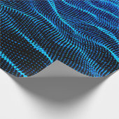 De stippen van het net Abstracte landschapsachterg Cadeaupapier (Hoek)