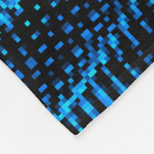 De stippen van het net Abstracte landschapsachterg Fleece Deken (Hoek)