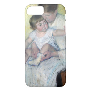 De Stocking, Mary Cassatt iPhone 8/7 Hoesje