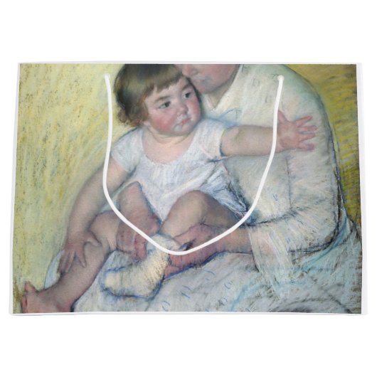 De Stocking, Mary Cassatt Groot Cadeauzakje (Voorkant)