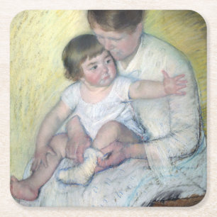 De Stocking, Mary Cassatt Kartonnen Onderzetters
