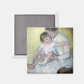 De Stocking, Mary Cassatt Magneet (Voorkant / Achterkant)