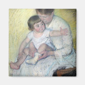 De Stocking, Mary Cassatt Magneet (Voorkant)