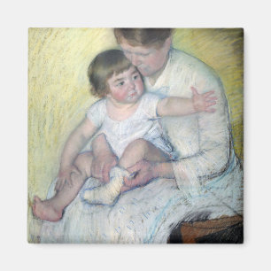 De Stocking, Mary Cassatt Magneet