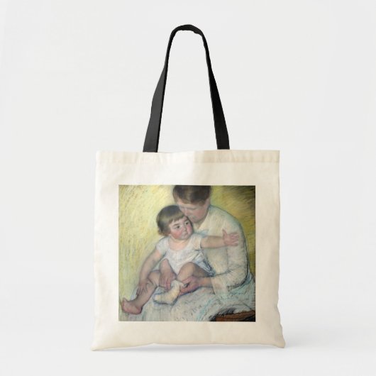 De Stocking, Mary Cassatt Tote Bag (Voorkant)