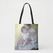 De Stocking, Mary Cassatt Tote Bag (Voorkant)
