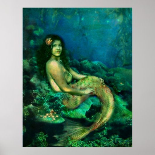 De stoel Mermaids Poster (Voorkant)