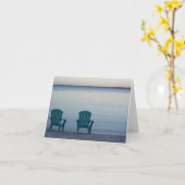 De stoel-Spatie NoteCards van Lakehouse Kaart (Gele Bloem)